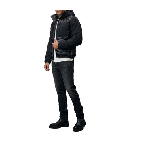 Blauer Piumino corto Piumino Uomo Albert corto Nero A24 - BLAUERBLUC08034006355 - 999 - S - Francavilla Moda